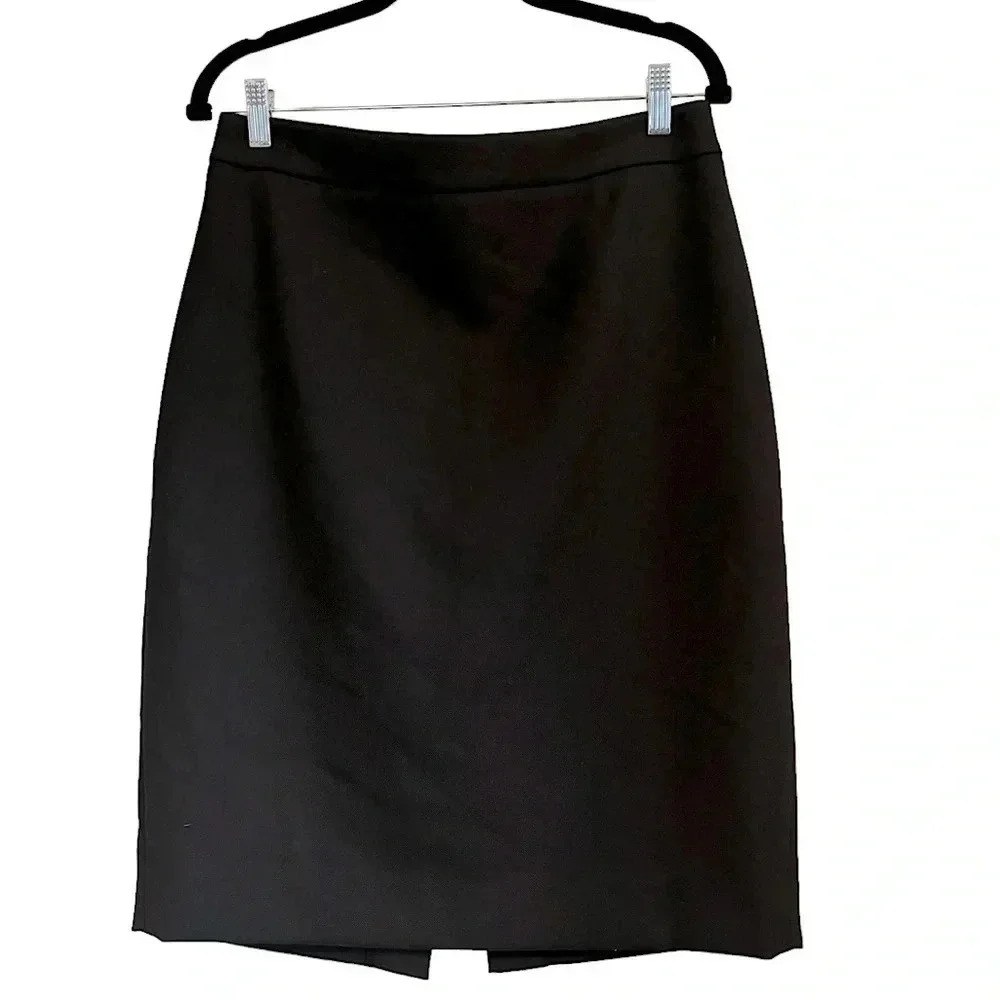 Kate Spade New York Poly Blend Black Pencil Skirt size 12